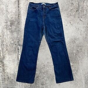 Levis 512 Womens Bootcut Jeans 14M Dark Wash Blue Stretch Denim